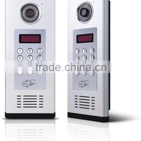 Multi Apartment Video Door Phone Intercom System With Night Vision