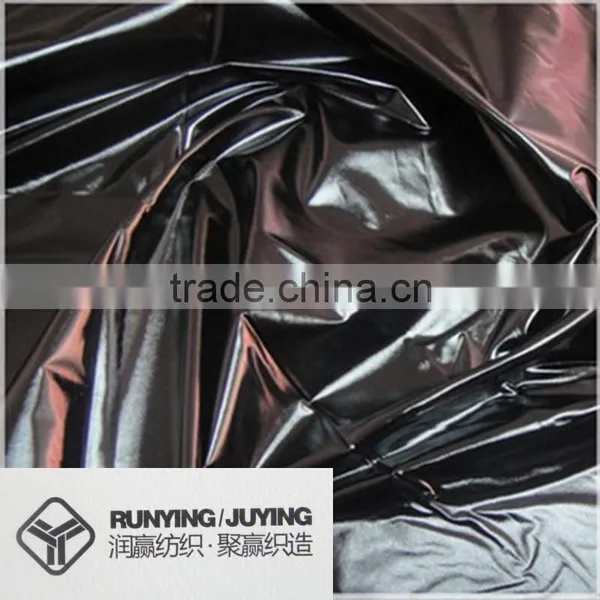 100 Polyester pu Coating Fabric With Shining Look for Down Jacket photo-3