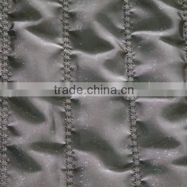 Stripe Quilted Embroidery Fabric,polyester Padded Quilted Fabric photo-5