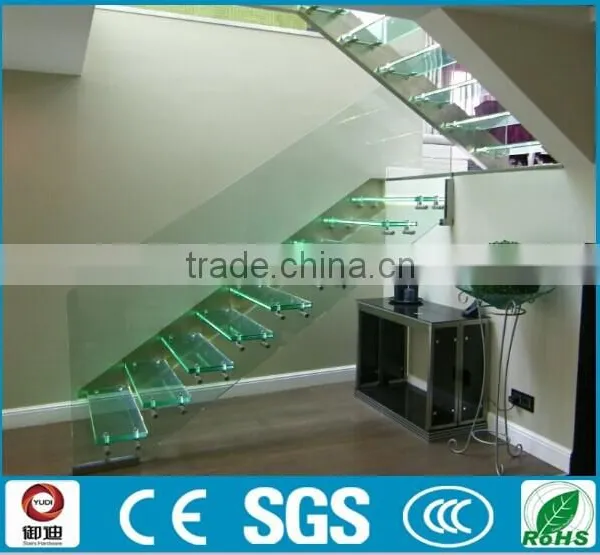 Tempered Glass Floating Stairs Made in China--YUDI photo-5