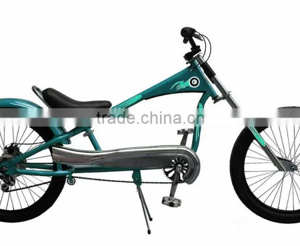 2015 26 Cheap Single Speed Yellow Aluminum Chopper Beach Cruiser Bicycle Made in China photo-3