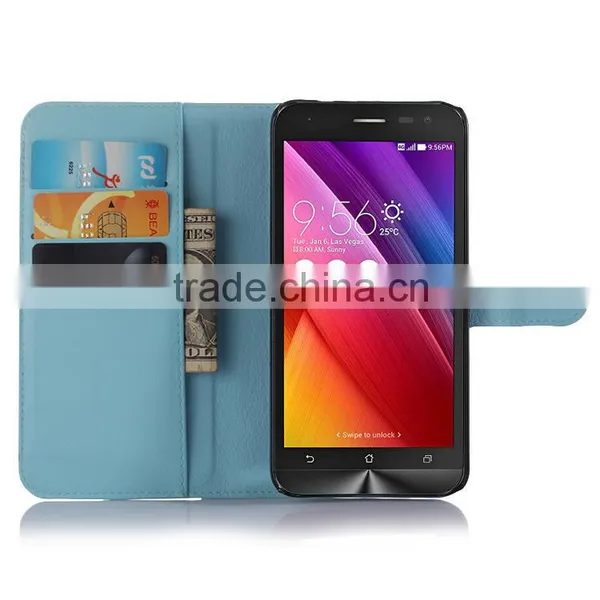 Wholesale Price Leather Wallet Flip Case For Asus Zenfone 2 Laser ZE500KL Case photo-3