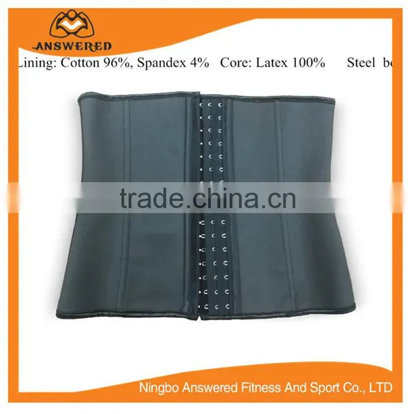 Waist Training Corset Latex Material Flexible Bones for Movement Wear for Fitness Workouts Weightloss Trainer Body Cincher