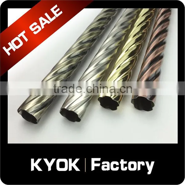 KYOK 12 Years Double Curtain Rods Factory , 28mm New Designs Curtain Rods photo-5