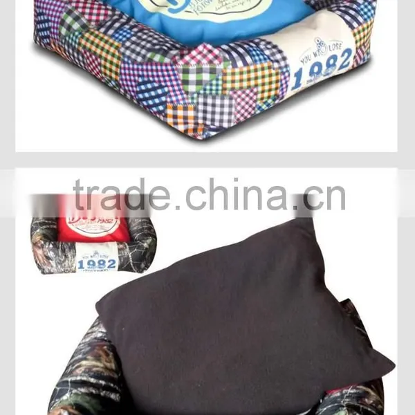Wholesale Factory Plush Cute Cotton Big Cheap Dog Bed photo-4