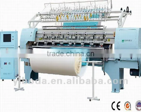 Shuttle quilting machines