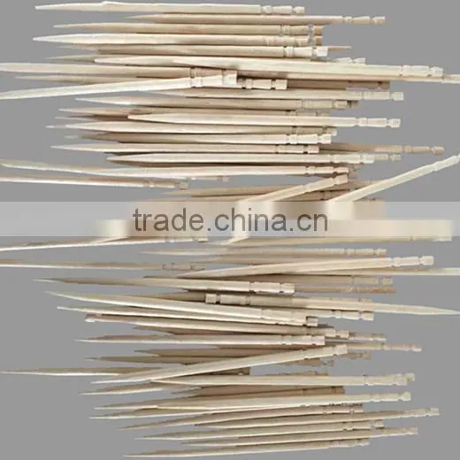 500pcs Soft Can Curved Wooden Round Toothpicks photo-3