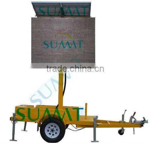 P10 LED Mobile Sign Screen Trailer for Outdoor Advertising, Activities, Events