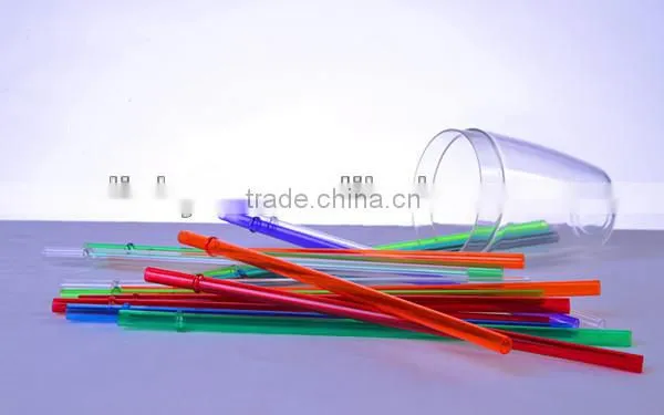 Plastic Drinking Straws With the Little Ring /plastic Straw/drinking Straw