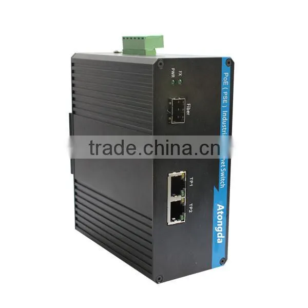 30W Ieee802.3at Poe Industrial Fiber Switch 10/100/1000M photo-2