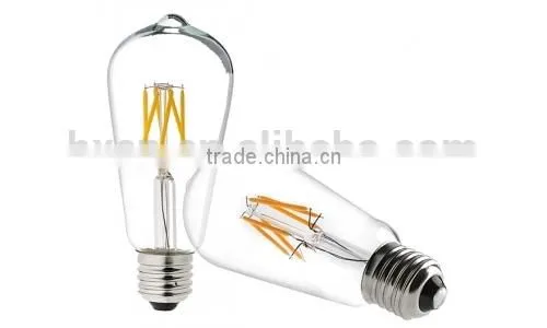 ST64 Filament Led 4W Based E27 B22 Replace 40W ST64 Edison Bulbs High Quality Two Years Warranty photo-3