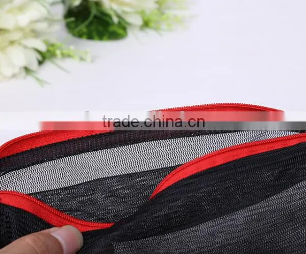 YIWU RODA 100%polyester Embroidery Black Durable Laundry Bag photo-5