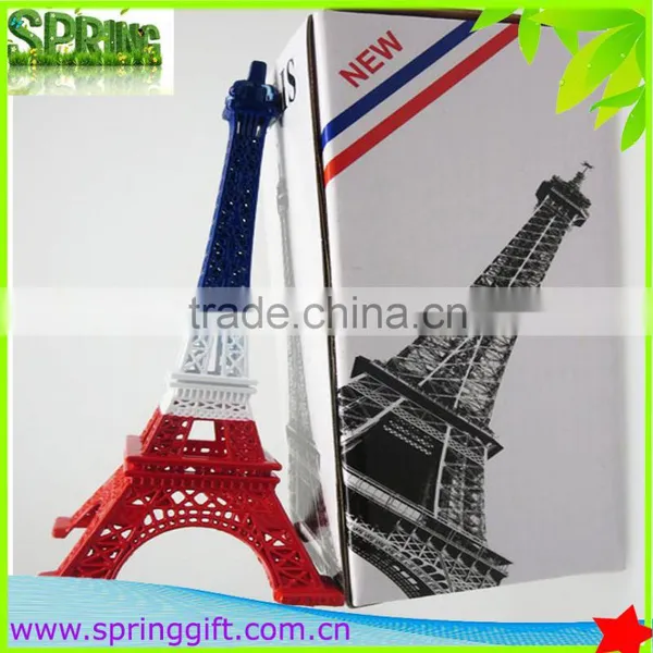 Promotional Gift Colourful France Flag Design Paris Eiffel Tower Model photo-4