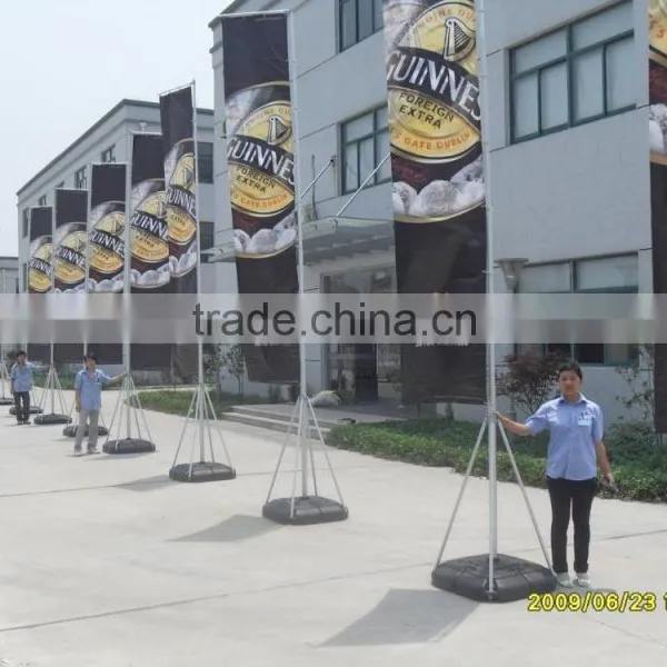 Aluminium Material Flagpoles 5m Flag Banner for Advertising