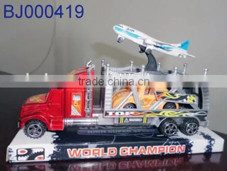 Cheap Toy for Kids Plastic Large Tow Trucks With 6 Small Construction Trucks photo-4
