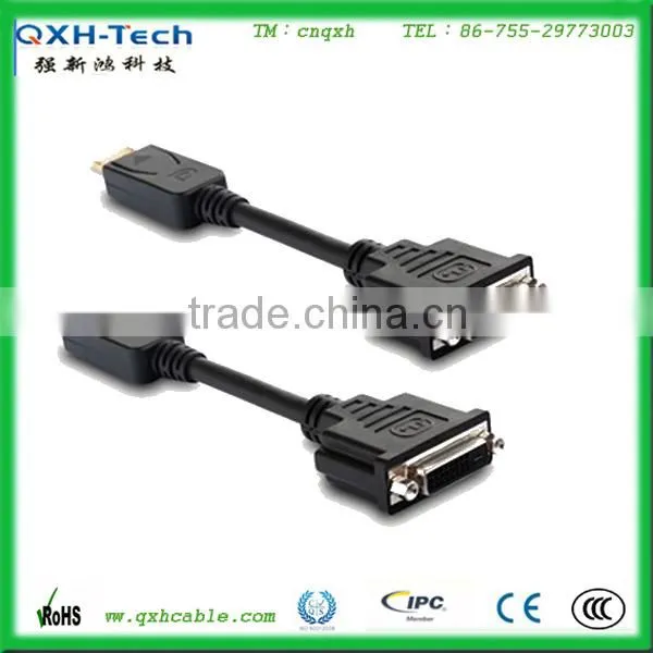 DVI Female to Min DP Cable