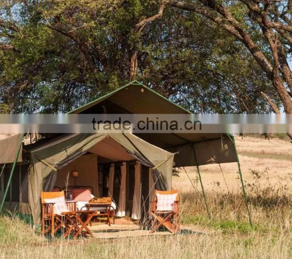 Safari Camping Frame Tent , Pakistan Tent Exporter , Poly Cotton Canvas , Cotton Luxury Camping Tents , Cotton Canvas Waterproof