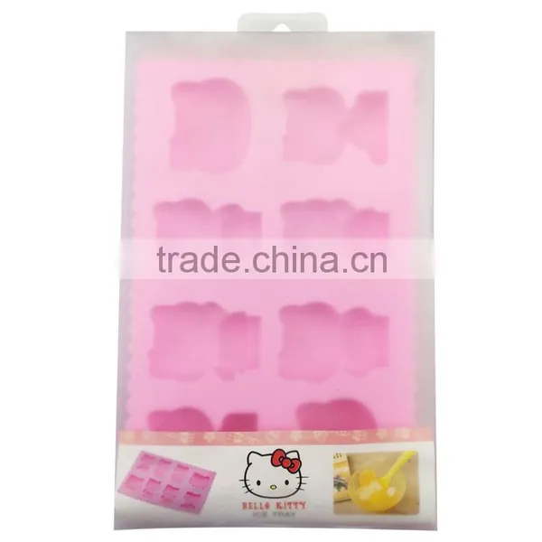 100% Food Grade Hello Kitty Family Cat Shape Silicone Ice Tray photo-6