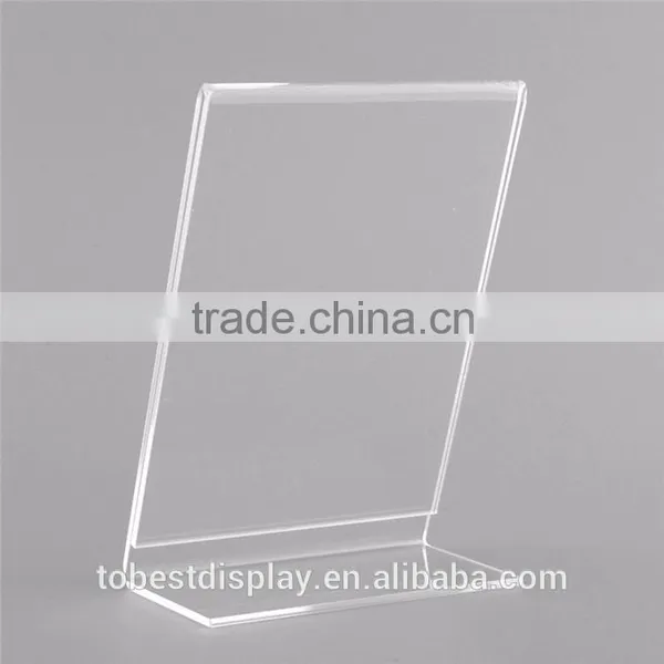 Acrylic Stand Menu Holder, Restaurant Menu Holder 5x6, Plastic Menu Holder photo-5