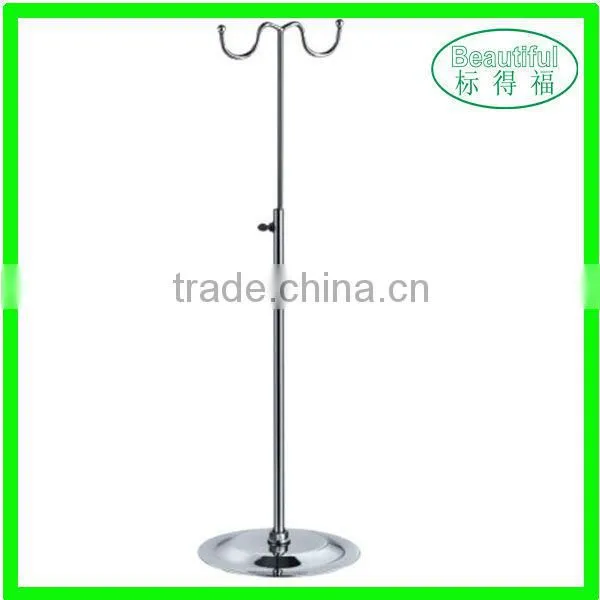 Wholesale Metal Chrome Handbag Stand/Clothing Shops Display Stands