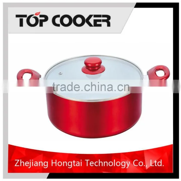 New Design Aluminum Stretching Metallic Pot With Two Handles