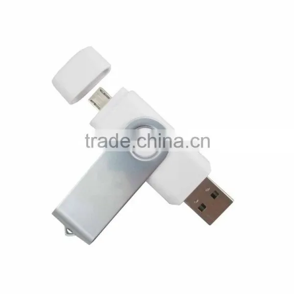 New Fashion Cheap Custom Oth Usb Flash Drives/otg Flash Disk/white Otg Usb photo-3