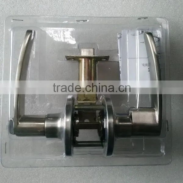 Zinc Alloy Tubular Lever Handle Door Lever Lock Set photo-6