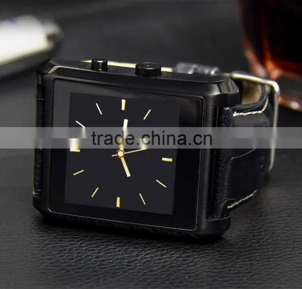 DM08 Smartwatch Luxury Leather IPS Business Wristwatch For Apple IPhone & Samsung Android Phone Luxury Bluetooth Smart Watch photo-2