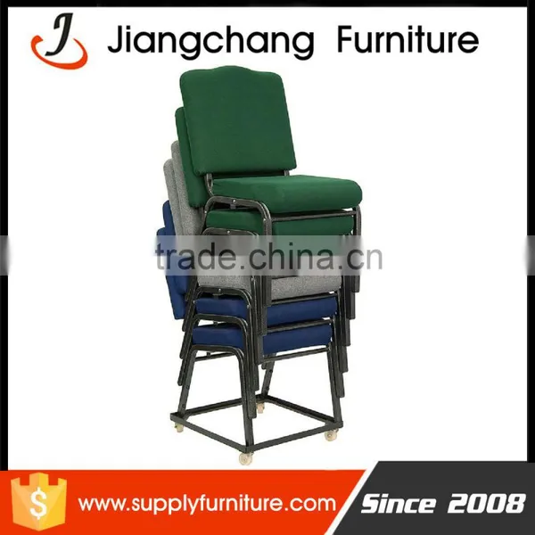 Church Used Vintage Metal Chairs JC-E65 photo-4