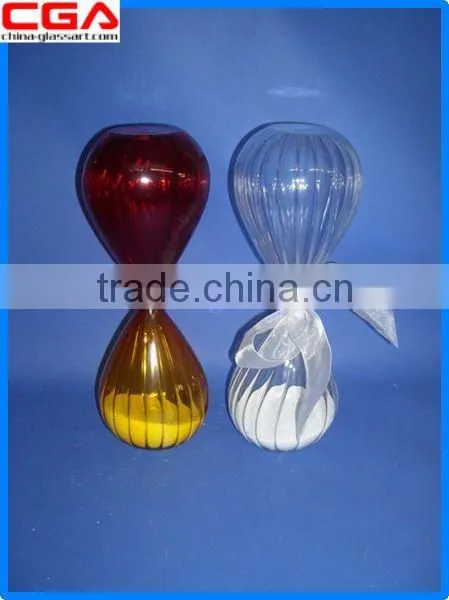 Decorative Colorful Glass Sand Timer Mini Hourglass Sandglass Sand Clock Timer photo-6