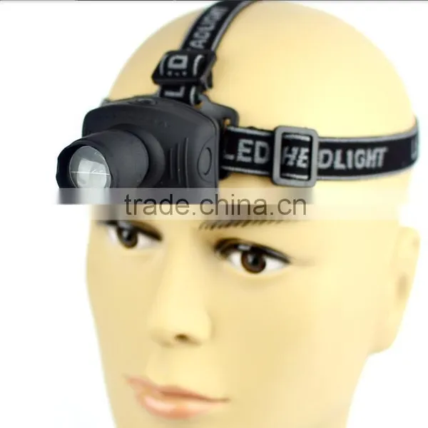 T27B AAA Battery Support Plastic Zoomable Led Headlight photo-6