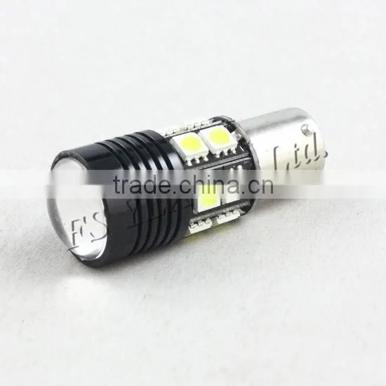 High Power 12 Led Tail Brake Turn Lights White Car Bulb 1156 Replacements Light 5w Ba15s Led Indicator Lamps photo-3