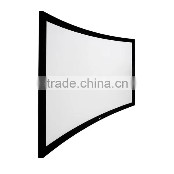 16:9 100" Aluminum Curved Fixed Frame Projection Screen photo-4