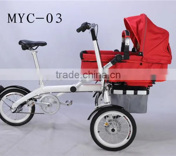 2015 Hot Baby Products Stroller Bike 2 in 1 Fancy Baby Stroller Baby Jogger Mother and Baby Bike