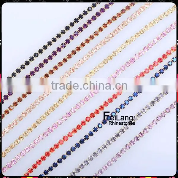 Small Size Rhinestone Crystal Chains for Crafts photo-2