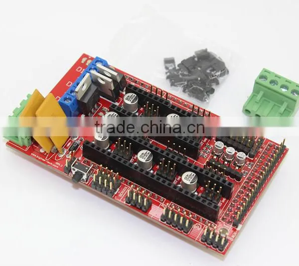 Popular 1pcs Mega 2560 R3 + 1pcs RAMPS 1.4 Controller+ 5pcs A4988 Stepper Driver Module+1pcs PCB Heatbed MK2B 3D Printer Kit photo-4