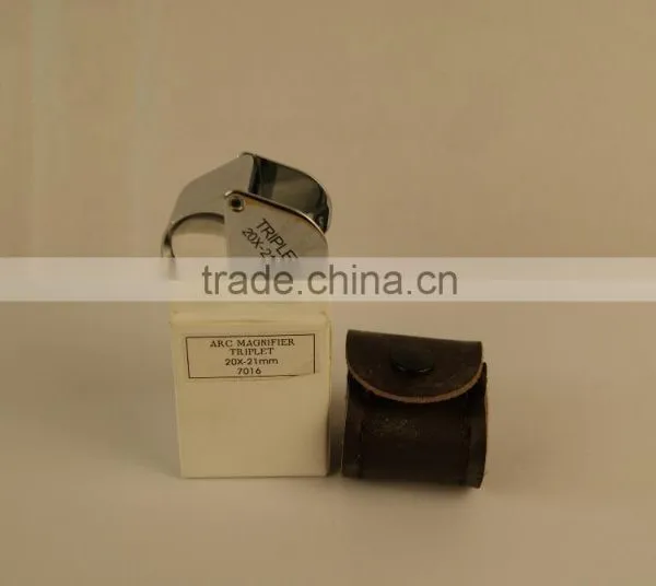 Nice Appearance and Small Package 10X,15X,20X,30X Heart Loupe With Leather Bag photo-3