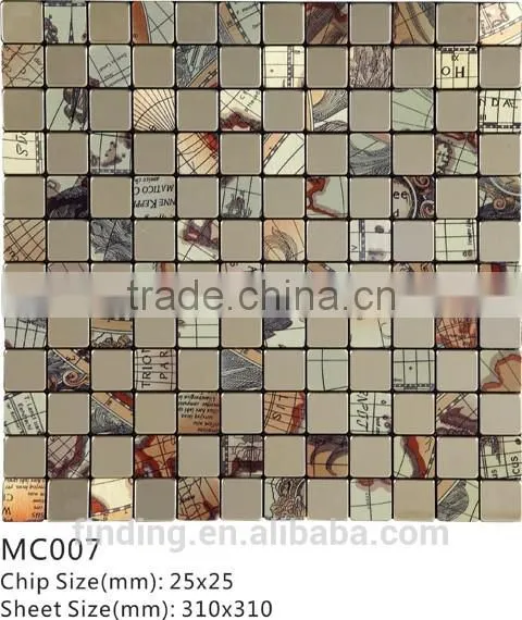 Best Quality Decoration Panel Aluminium Mosaic Tile MC001 photo-5