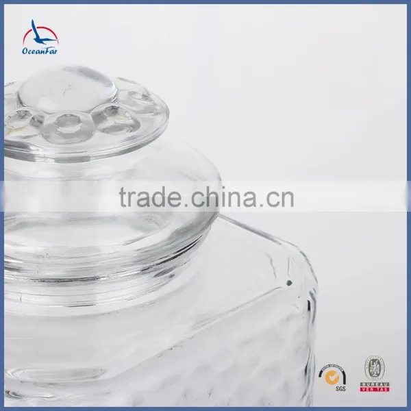 New Style Glass Wine Juice Dispenser Square Glass Beverage Dispenser With Tap photo-6