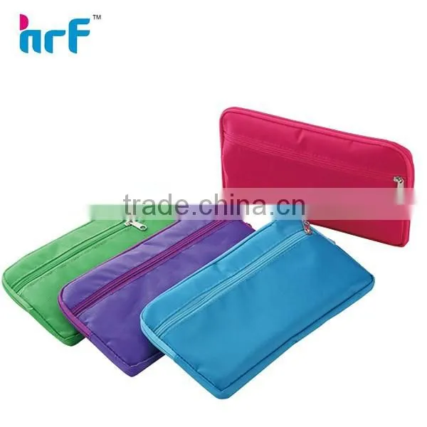 4 Color Plastic Pencil Pouch