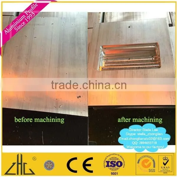 Wow!! Aluminium Cnc Extrusion Factory/aluminium Cnc Blocks/ Cnc Parts Aluminium Price per Kg/ Punching Aluminium Pipe With Holes photo-2