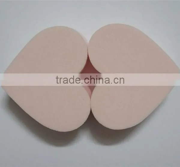 Latex Free Beauty Sponge Blender Heart Shape Cosmetic Powder Puffs photo-2