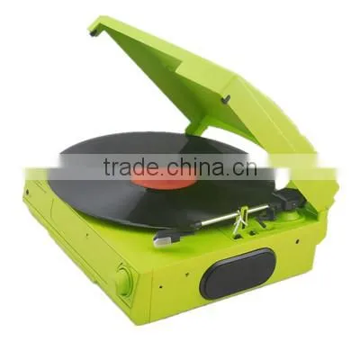 Rain Lane 3 Speed LP Colorful Easy Operation Vinyl Record Player photo-2