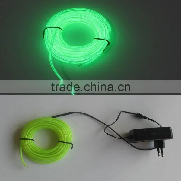 High Brightness LED Flexible Round Neon Rope Light Glow EL Wire With Low Price