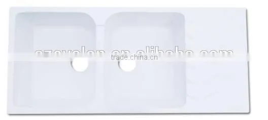 Italian Kitchen Sink Solid Surface Kitchen Ware/Sanitary Acrylic Resin Stone Kitchen Sink,solid Surface Double Bowl Kitchen Sink