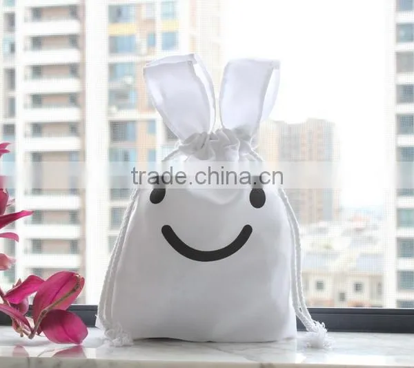 2016 New Arrival Rabbit Travel Storage Drawstring Bag