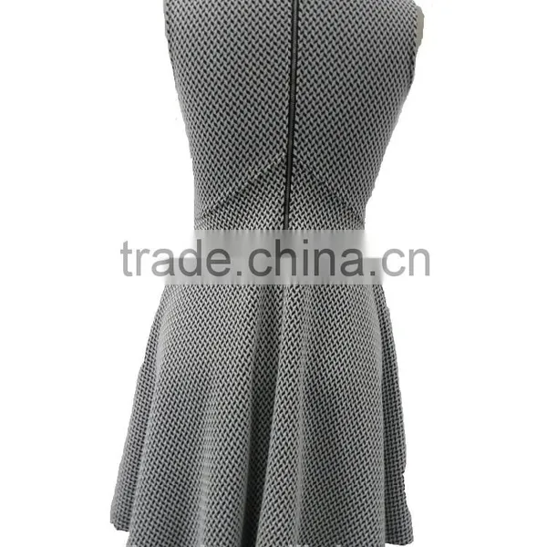 Slim Fit Half-collar Designer Dress photo-2