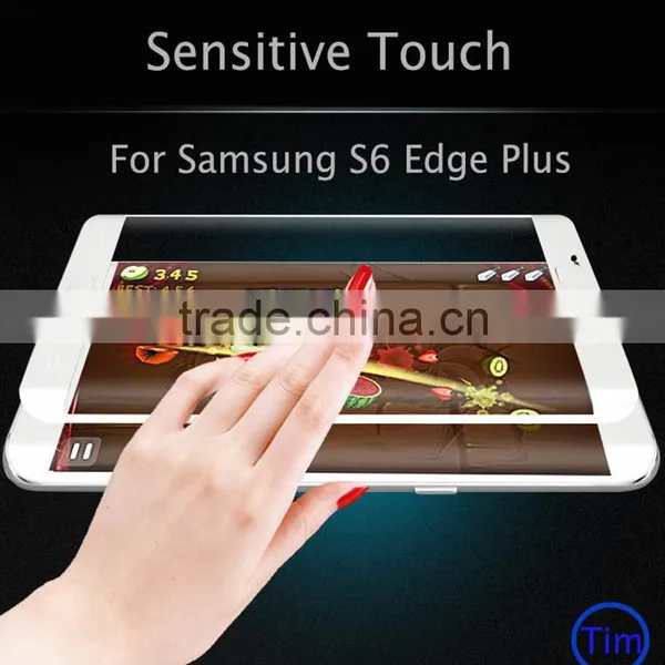 For Samsung Galaxy S6 Edge+ Tempered Glass Screen Protector Curved Design With Retail Package photo-6