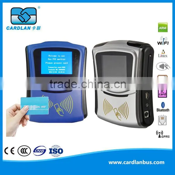 NFC Card Reader for Card Validation and Fare Collection to Realize NFC Cashless Payment on Bus