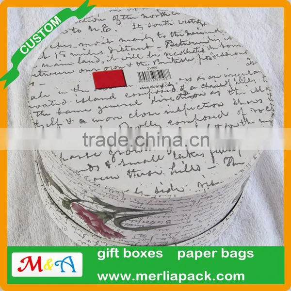 Large Round Shape Paper Hydrangea Pedals Flower Gift Box Party Wedding Favor Gray Boxes photo-4